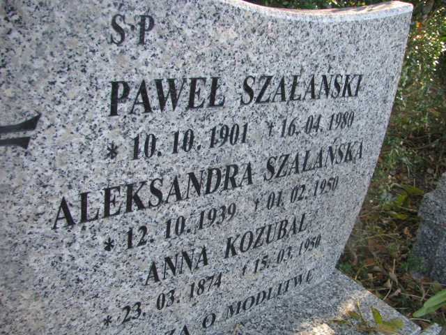 Paweł Szałański 1901 Brożec - Grobonet - Wyszukiwarka osób pochowanych