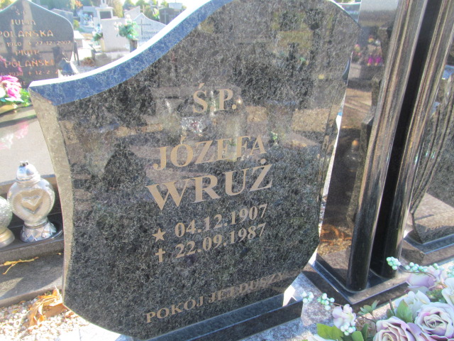 Józefa Wruż 1907 Brożec - Grobonet - Wyszukiwarka osób pochowanych