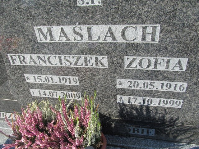 Zofia Maślach 1916 Brożec - Grobonet - Wyszukiwarka osób pochowanych