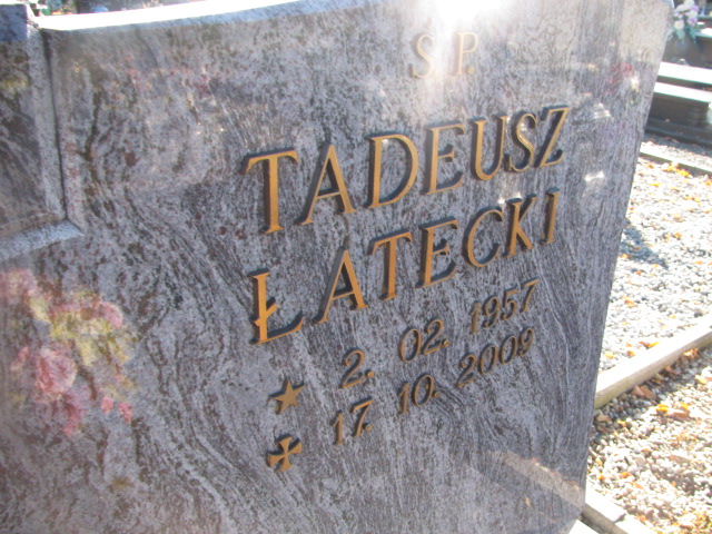 Tadeusz Łatecki 1957 Brożec - Grobonet - Wyszukiwarka osób pochowanych